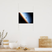 宇宙シャトルエンデバーのシルエット ポスター (キッチン)