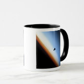 宇宙シャトルエンデバーのシルエット マグカップ (正面右)