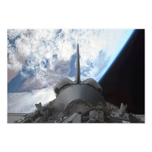 宇宙シャトルエンデバーのペイロードベイ3 フォトプリント            (正面)