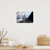 宇宙シャトルエンデバーのペイロードベイ3 ポスター (キッチン)