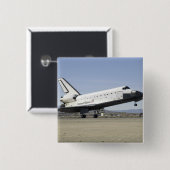 宇宙シャトルエンデバーの主着陸ギア 缶バッジ (正面&裏面)