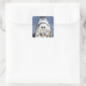 宇宙シャトルエンデバーの乗員室の見解 スクエアシール (バッグ)