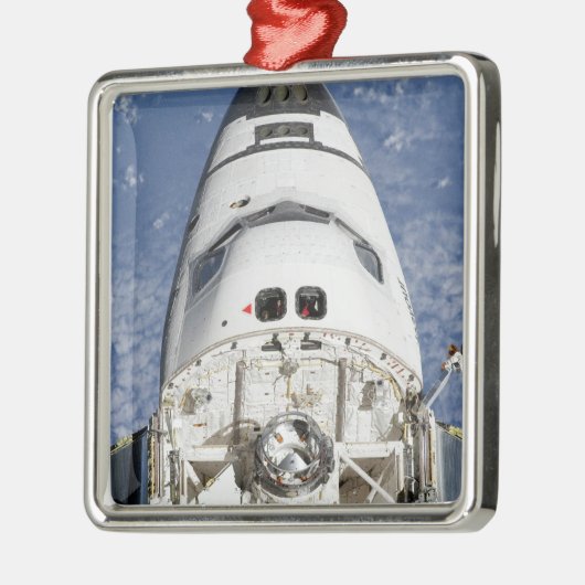 宇宙シャトルエンデバーの乗員室の見解 メタルオーナメント (左)