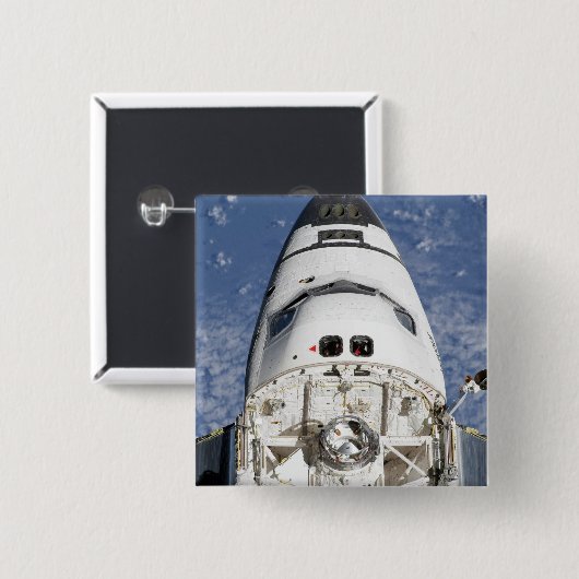 宇宙シャトルエンデバーの乗員室の見解 缶バッジ (正面&裏面)