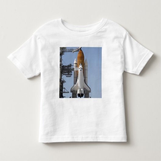 宇宙シャトルエンデバーは準備ができている トドラーTシャツ (正面)