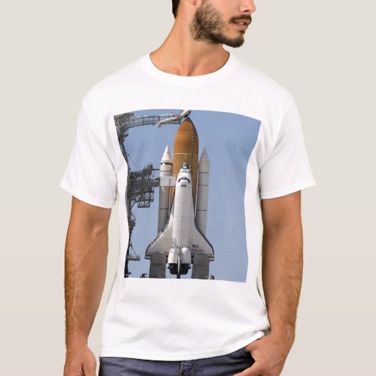 宇宙シャトルエンデバーは準備ができている Tシャツ (正面)