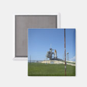 宇宙シャトルエンデバーは風車で囲まれている マグネット (正面/裏面)