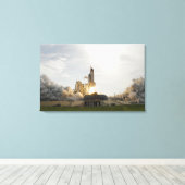 宇宙シャトルエンデバーは8をリフト キャンバスプリント (インサイチュ (ウッドフロア))