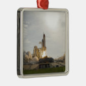 宇宙シャトルエンデバーは8をリフト メタルオーナメント (右)