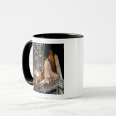 宇宙シャトルエンデバーを打ち上げ マグカップ (正面左)