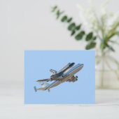 宇宙シャトルエンデバー最終便の写真 ポストカード (スタンド正面)