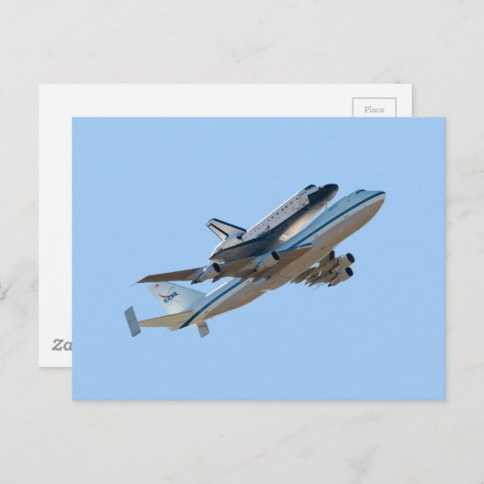 宇宙シャトルエンデバー最終便の写真 ポストカード (正面/裏面)