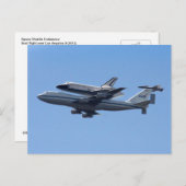 宇宙シャトルエンデバー最終便はがき ポストカード (正面/裏面)