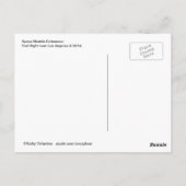 宇宙シャトルエンデバー最終便はがき ポストカード (裏面)