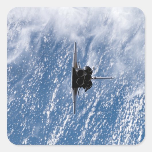 宇宙シャトルエンデバー18 スクエアシール (正面)