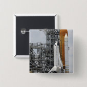 宇宙シャトルエンデバー2の打ち上げ 缶バッジ (正面&裏面)