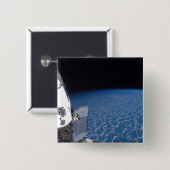 宇宙シャトルエンデバー24 缶バッジ (正面&裏面)