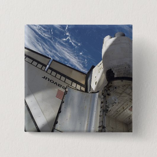 宇宙シャトルエンデバー25 缶バッジ (正面)