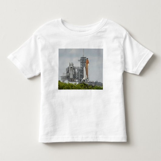 宇宙シャトルエンデバー5の打ち上げ トドラーTシャツ (正面)
