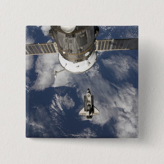 宇宙シャトルエンデバー8 缶バッジ (正面)