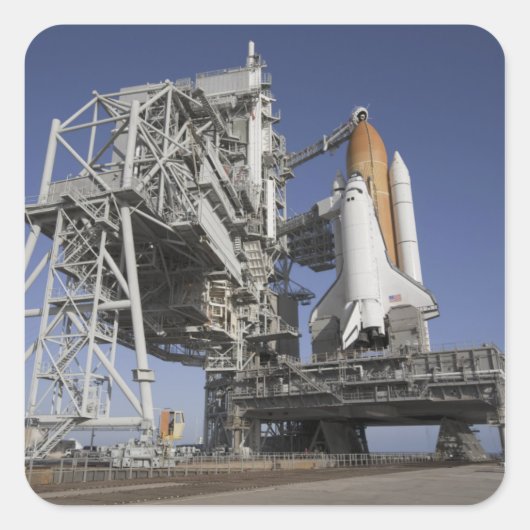 宇宙シャトルエンデバー スクエアシール (正面)