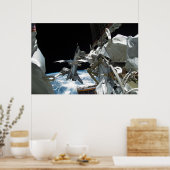 宇宙シャトルエンデバー&ISS ポスター (キッチン)