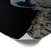 宇宙シャトルエンデバー&ISS ポスター (角)