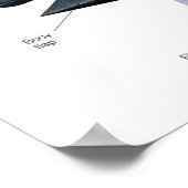 宇宙シャトルオービターカットウェイイラストレーションフックカン ポスター (角)