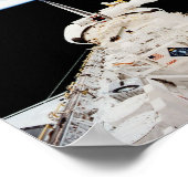 宇宙シャトルコロンビアからの地球の眺め(STS-62) ポスター (角)