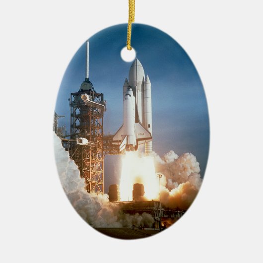 宇宙シャトルコロンビアオーナメント セラミックオーナメント (正面)