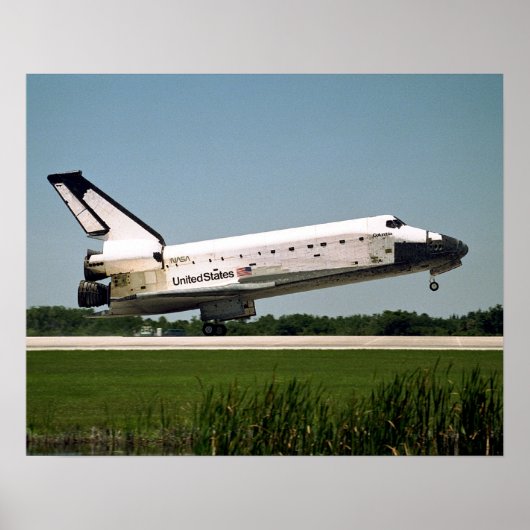 宇宙シャトルコロンビア号の着陸(STS-90) ポスター (正面)