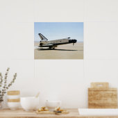 宇宙シャトルコロンビア号(STS-1)の着陸 ポスター (キッチン)