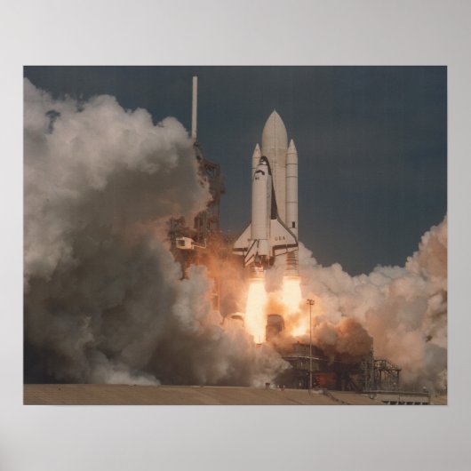 宇宙シャトルコロンビア号(STS-2)の発売 ポスター (正面)