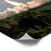 宇宙シャトルコロンビア号(STS-52)の発売 ポスター (角)