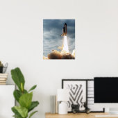 宇宙シャトルコロンビア号(STS-80)の発売 ポスター (ホームオフィス)