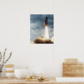 宇宙シャトルコロンビア号(STS-80)の発売 ポスター (キッチン)