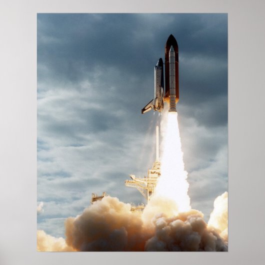 宇宙シャトルコロンビア号(STS-80)の発売 ポスター (正面)
