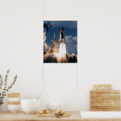 宇宙シャトルコロンビア号(STS-80)の発売 ポスター (キッチン)