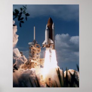 宇宙シャトルコロンビア号(STS-80)の発売 ポスター