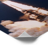 宇宙シャトルコロンビア号(STS-83)の発売 ポスター (角)