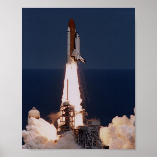 宇宙シャトルコロンビア号(STS-83)の発売 ポスター (正面)
