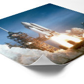 宇宙シャトルコロンビア進水 ポスター (角)