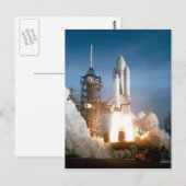 宇宙シャトルコロンビア進水 ポストカード (正面/裏面)