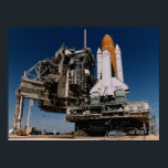 宇宙シャトルコロンビア(STS-83) ポスター<br><div class="desc">宇宙シャトルコロンビアは、STS-83ミッションに備えて車両組立建物(VAB)から展開された後、ローンチパッド39Aで懸命ダウンしている。それはColumbiaをサポートするモバイルランチャープラットフォームの下に見られるクローラートランスポーターによってパッドに輸送された。Microgravity Science Laboratory-1(MSL-1)スペイレラブモジュールは、この16日間の宇宙飛行の主要なペイロードである。MSL-1は、宇宙ステーションで使用する予定のハードウェア、設備、手順の一部をテストするために使用され、7名の飛行乗務員は燃焼、タンパク質の結晶の成長および材料処理実験を行国際的う。搭乗員は以下の通り。 James D. Halsell Jr.;パイロットSusan L.それでも、ペイロードコマンダーJanice E. Voss、ミッションスペシャリストDonald A. Thomas、ペイロードスペシャリストGregory T. Linteris、ミッションスペシャリストMichael L. Gernhardt、ペイロードスペシャリストRoger K. Crouch。</div>