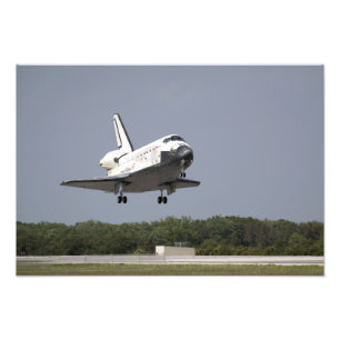 宇宙シャトルディスカバリが着陸に近づく2 フォトプリント           