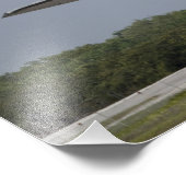 宇宙シャトルディスカバリが着陸に近づく2 フォトプリント (角)