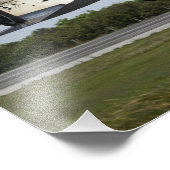 宇宙シャトルディスカバリが着陸に近づく4 フォトプリント (角)