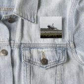 宇宙シャトルディスカバリが着陸に近づく 缶バッジ (インサイチュ)