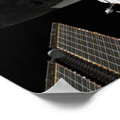 宇宙シャトルディスカバリのドッキング ポスター (角)