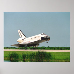 宇宙シャトルディスカバリの着陸(STS-105) ポスター